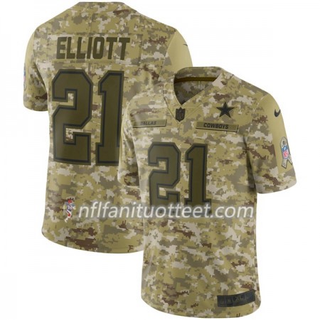 Miesten Dallas Cowboys NFL Pelipaita ELLIOTT 21 Nike Salute To Service